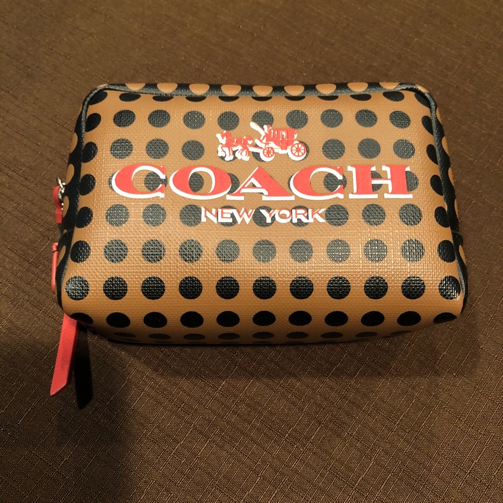 Coach makeup bag